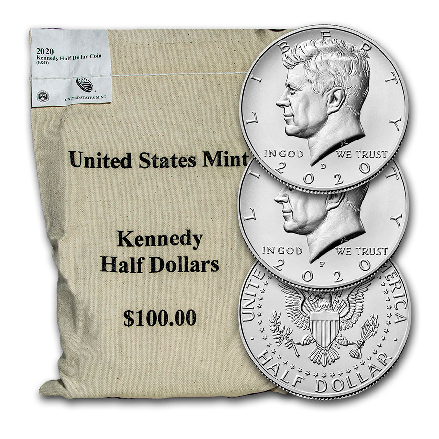 2020 P/&D Kennedy Half Dollar Uncirculated 